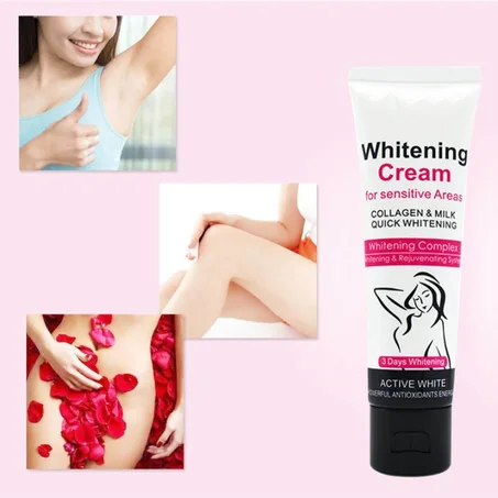 كريم تبييض البشرة والمناطق الحساسة