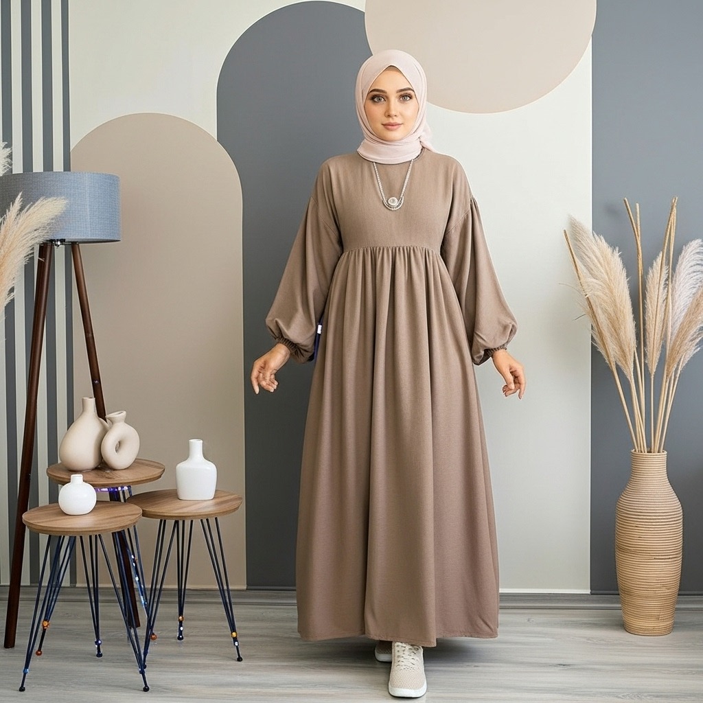 Robe en flanelle légère