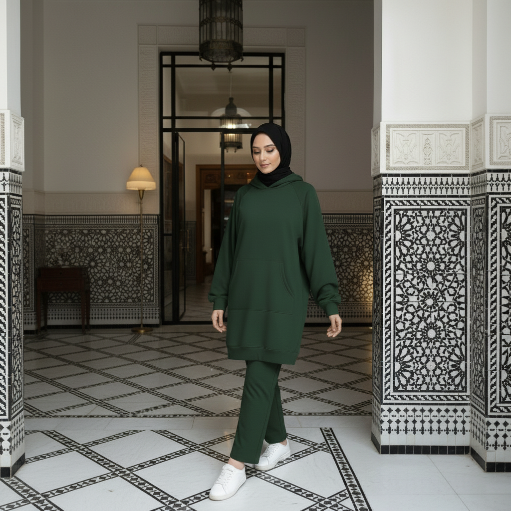 Ensemble Hoodie Sportif (Oversized)