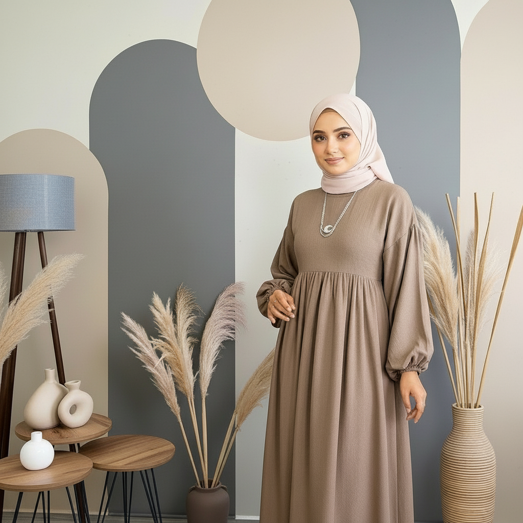 Robe en flanelle légère