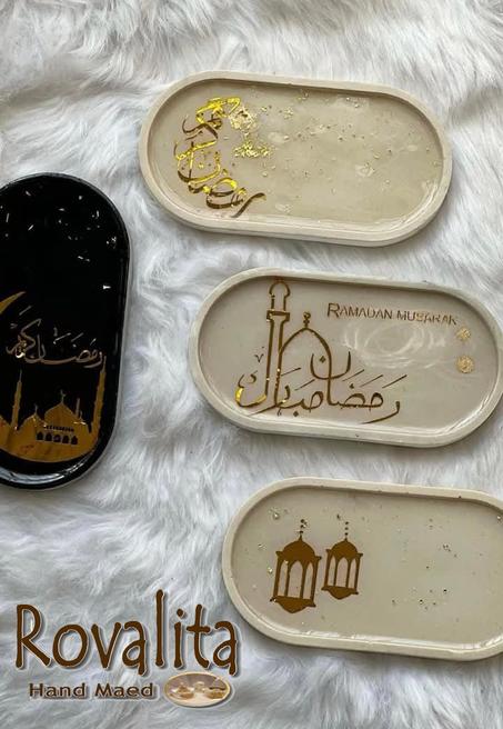 كوستر بيضاوى ألوان مختلفة