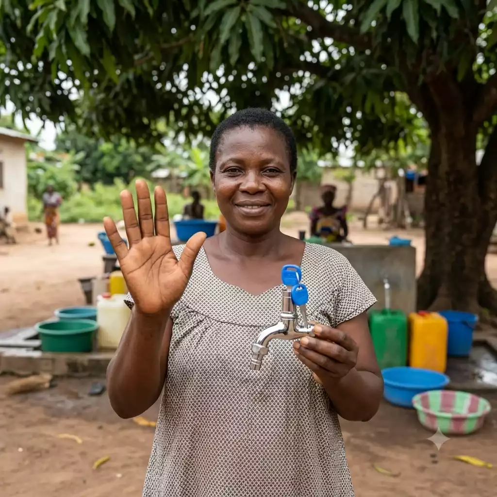 Robinet d'eau antivol avec clé de verrouillage