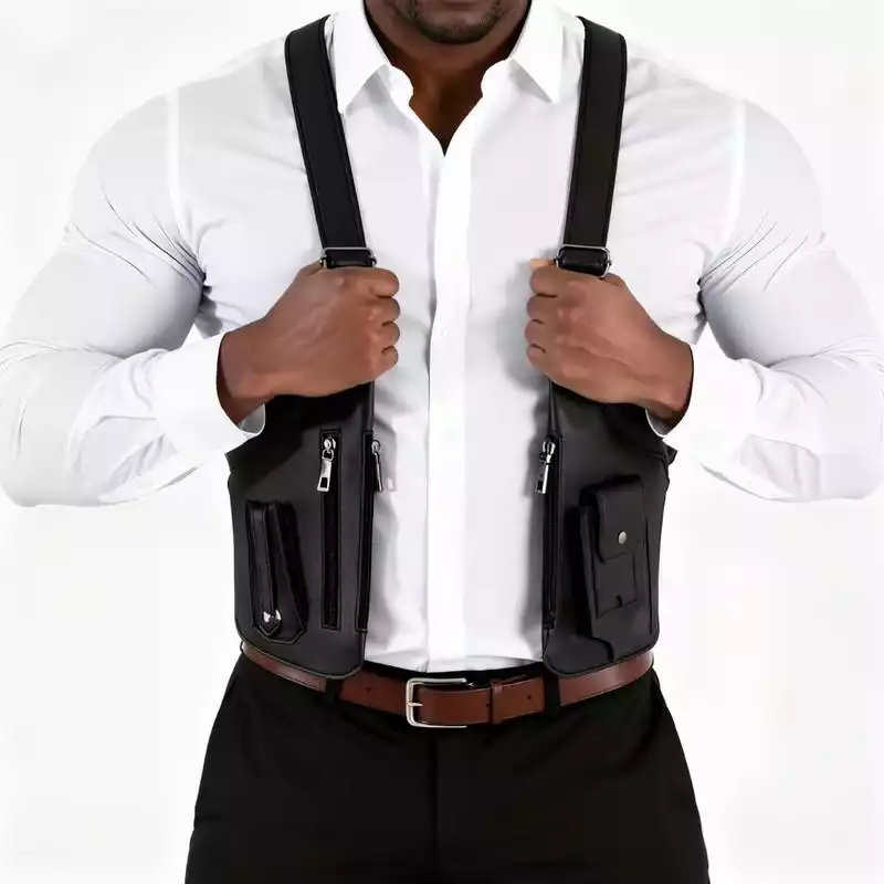 Sacoche Holster en Noir – Sécurité Anti-Vol Invisible