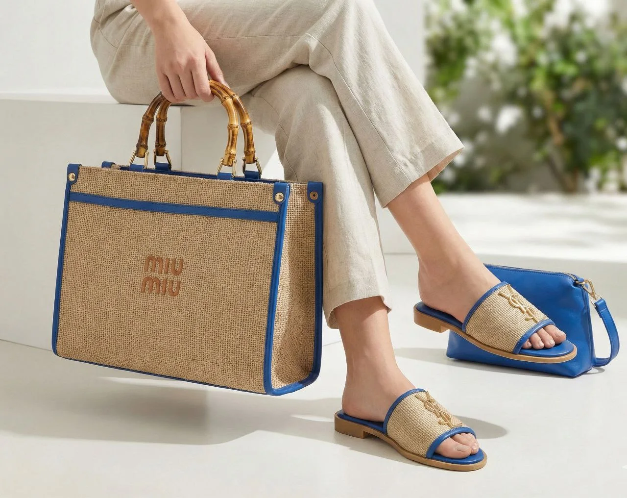 Ensemble Chic ZainaElegance – Sac à main structuré & Sandales élégantes