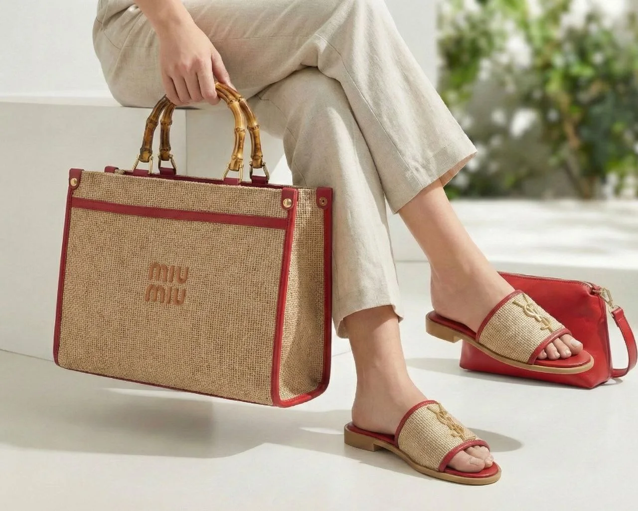 Ensemble Chic ZainaElegance – Sac à main structuré & Sandales élégantes