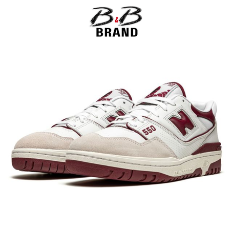 New Balance 550 Sea Salt Burgundy