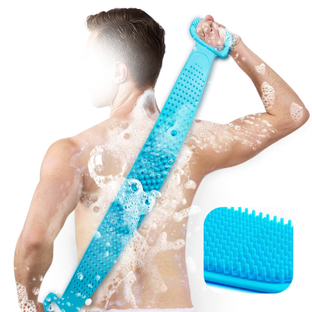 Salle de bain douche dos brosse corps Silicone brosse gommage corps