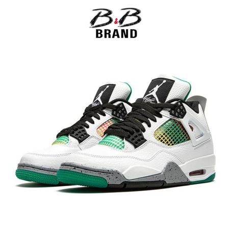 Jordan 4 Retro Lucid Green Rasta
