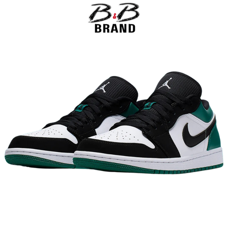 Jordan 1 Low White Black Mystic Green