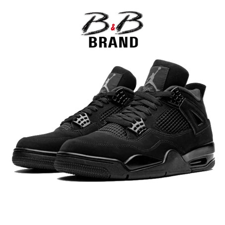 Air Jordan 4 Black Cat (Femme et Homme)