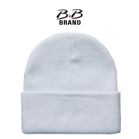 White BnB  Beanie