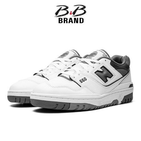 New Balance 550 White Grey Dark Grey