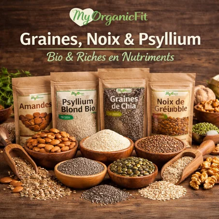 Graines, Noix et Psyllium