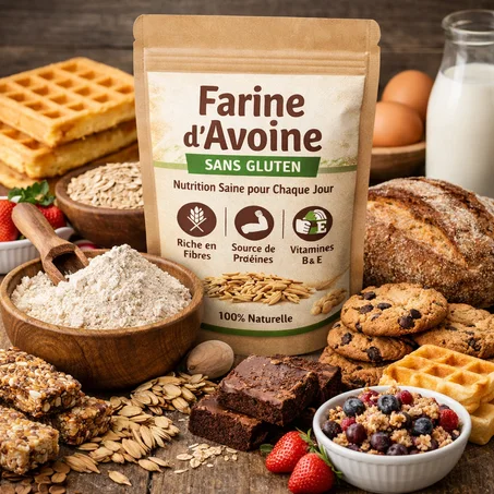 Farine d’Avoine Sans Gluten - دقيق الشوفان الخالي من الغلوتين