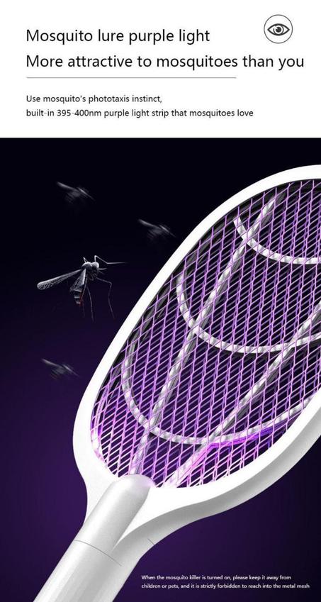 مضرب صاعق الحشرات Mosquito Killer Raquet