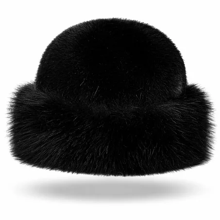 WOOLIN عرض 3 قبعات فرو شتوية للنساء دفا واضح فثواني. حماية يومية طول البرد القارس