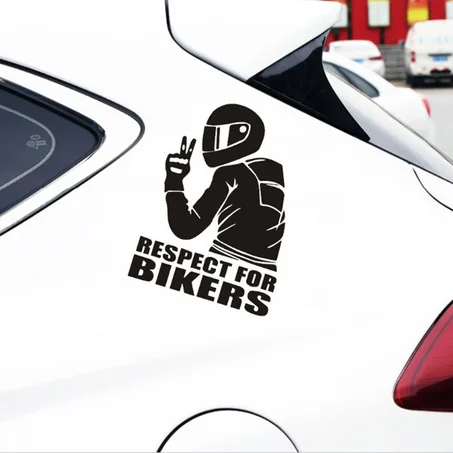 stickers respect for bikers