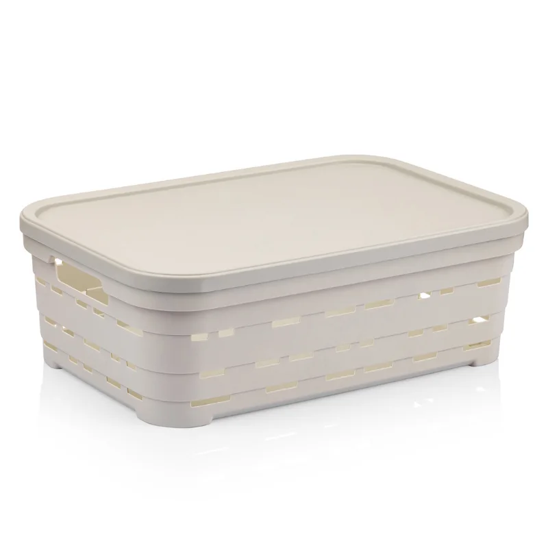 Panier de Rangement Pyramid 8,2L – Design Moderne et Empilable