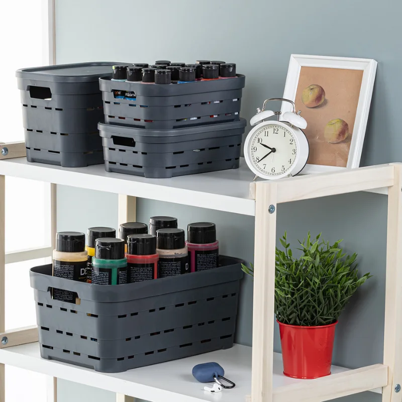 Panier de Rangement Pyramid 3,8L – Design Moderne et Empilable