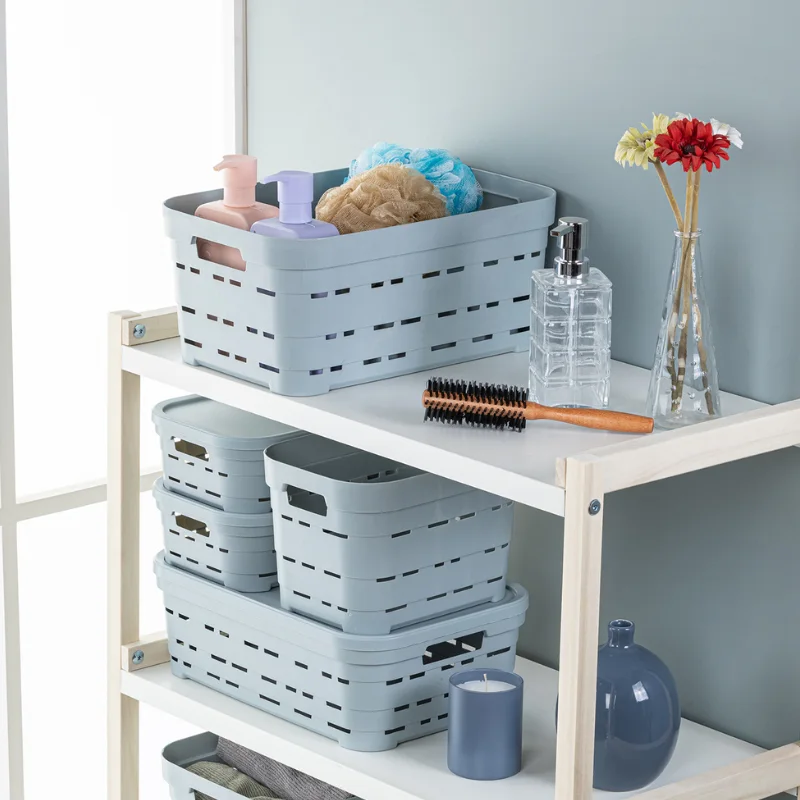 Panier de Rangement Pyramid 8,2L – Design Moderne et Empilable