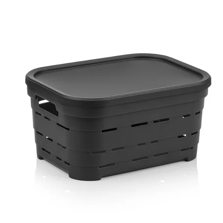 Pack de 3 Panier de Rangement Pyramid 3,8L – Design Moderne et Empilable
