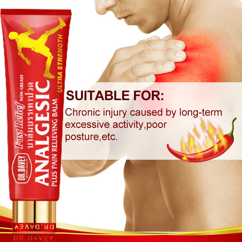 ORIGINAL DR. DAVEY ANALGESIC Ultra Strength Plus pain Relieving Balm (Pain  Cream Relieves The Pain Of Pain And Gives You A Comfortable Sleep) | Lazada  PH