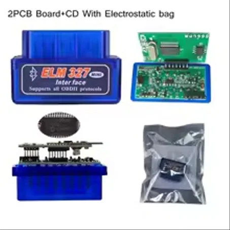 مجموعة ELM327 V1.5 رقاقة مزدوجة PCB PIC18F25K80