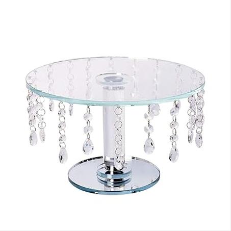 ثريا الكيك الأبيض الكريستالي