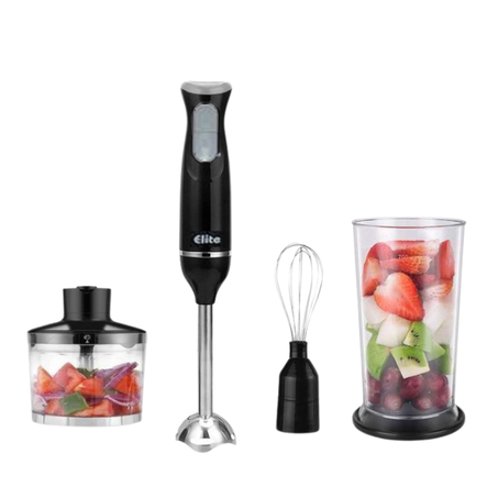 4 in 1 خلاط يدوي إلكتريك مع وعاء، قدرة 180 واط