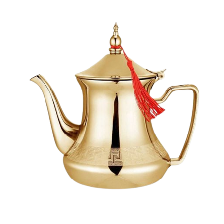 إبريق شاي من الفولاذ المقاوم للصدأ