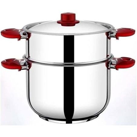 كُسكسير من الفولاذ المقاوم للصدأ  - لتحضير الكسكس بكل سهولة