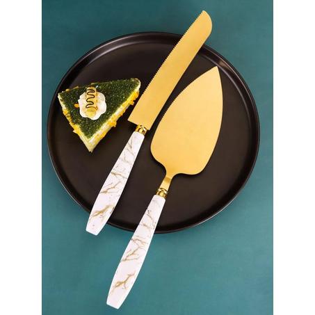 2 pièces Spatule avec motif marbré