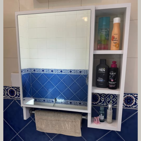 خزانة تنظيم الحمام العصرية 2X1