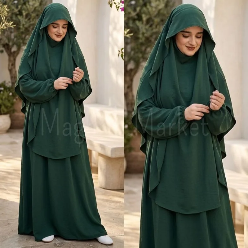 عباية سندوس - توب كريب روزا الفاخر