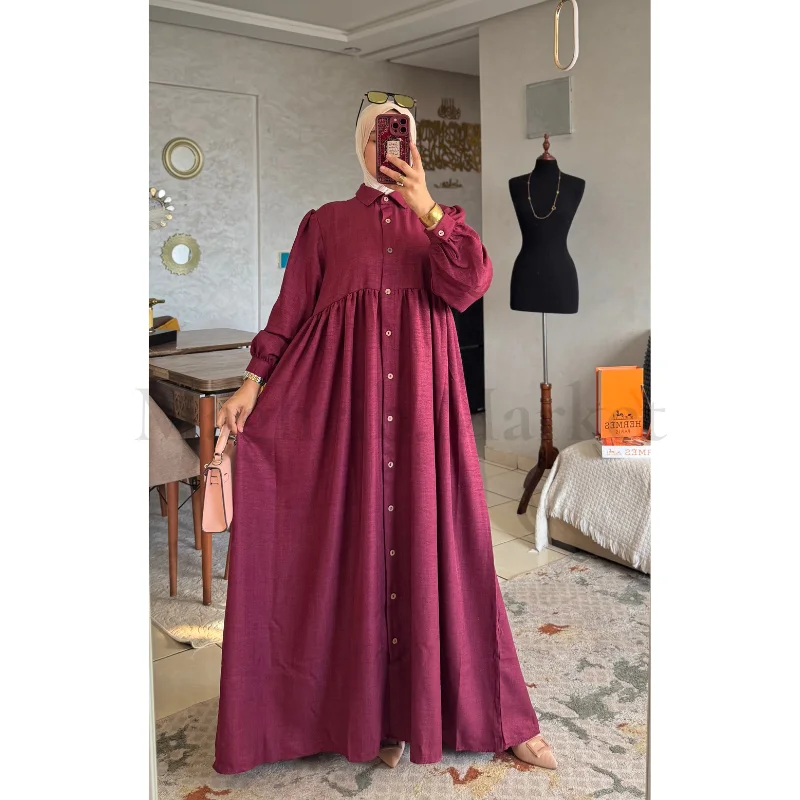Robe Confort - Tissu le lin 1er Qualité