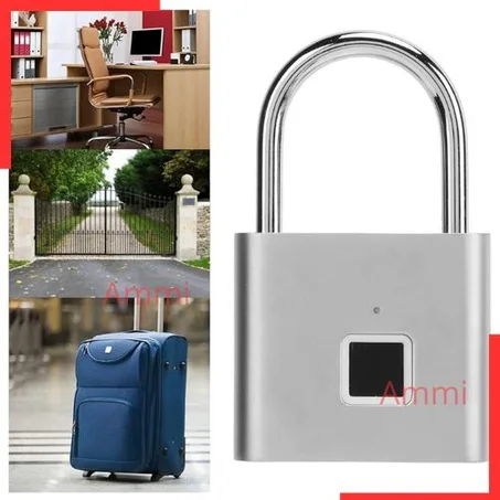 قفل مقاوم للماء بدون مفتاح مع بصمة ذكية