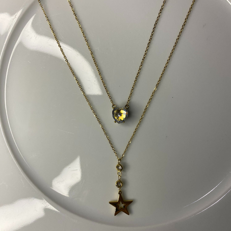 Collier Coeur Star