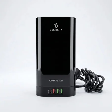 مشترك كهربائي ذكي مع شاحن لاسلكي و6 منافذ كهرباء وشحن سريع USB-C