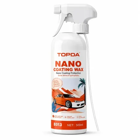 بخاخ نانو لحماية وتلميع طلاء السيارة Nano Coating Wax Spray – لمعان فوري وحماية طويلة