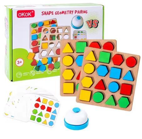 Jeu éducatif de formes géométriques dès 3 ans