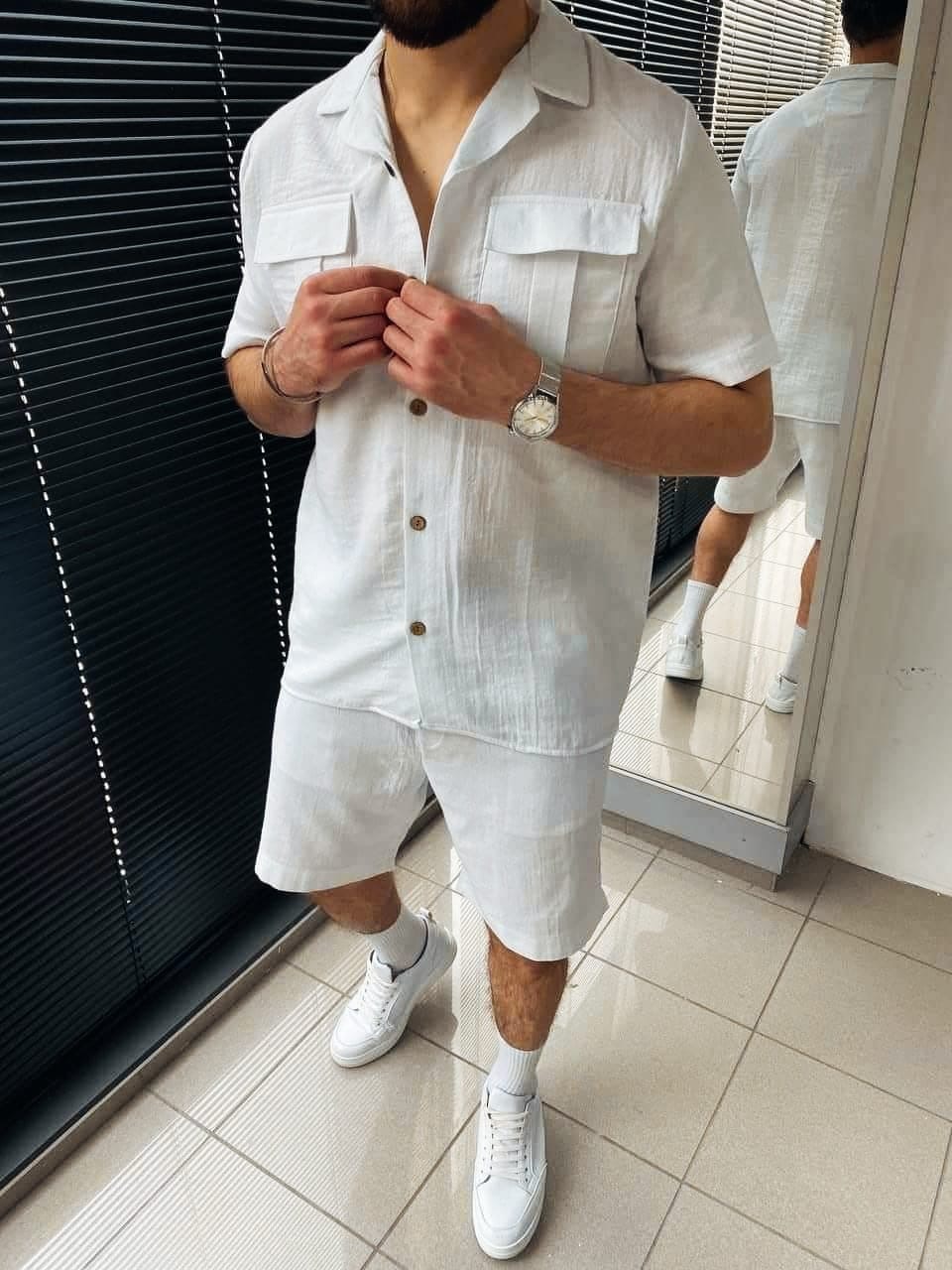 Ensemble 2 pièces chemise + short