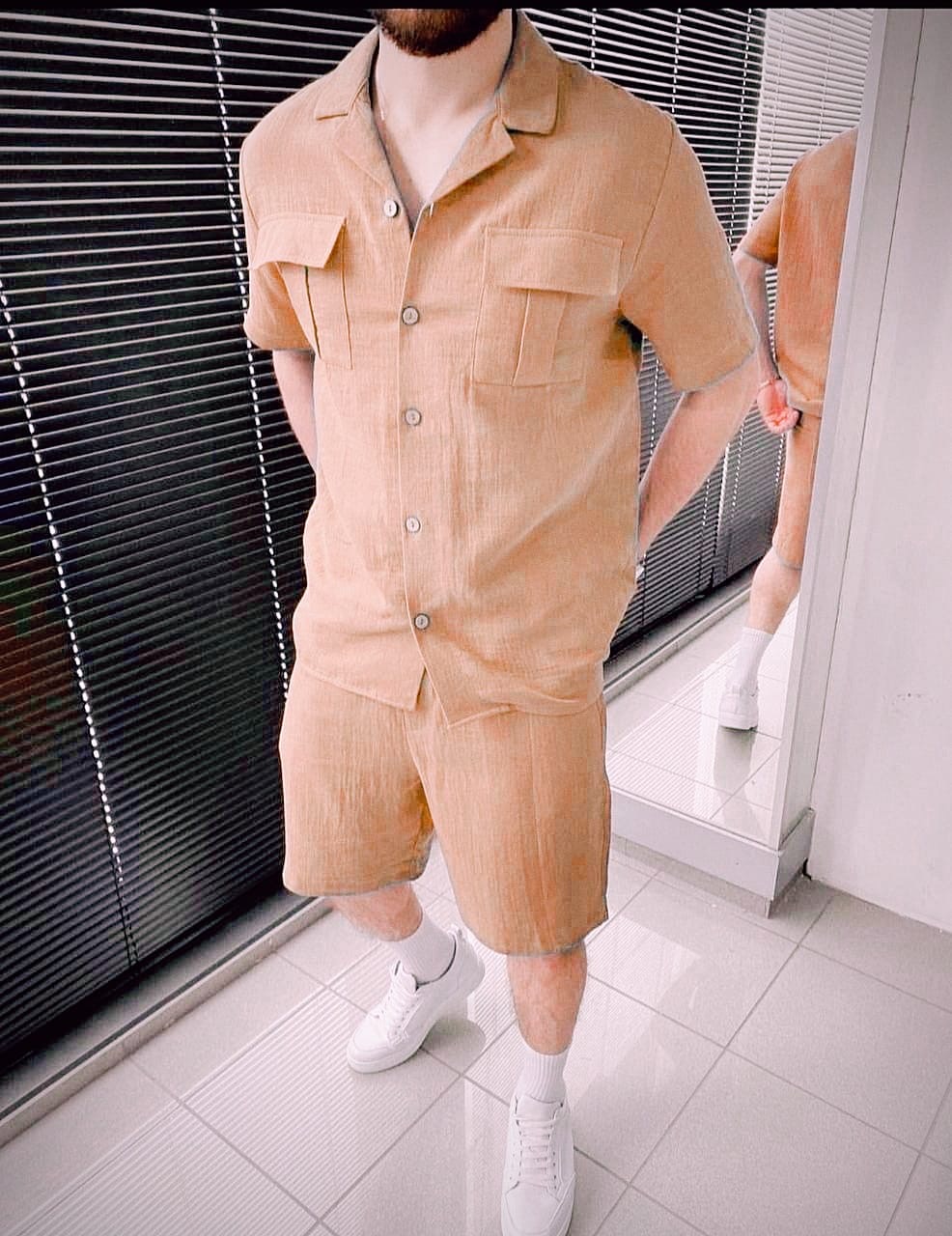 Ensemble 2 pièces chemise + short