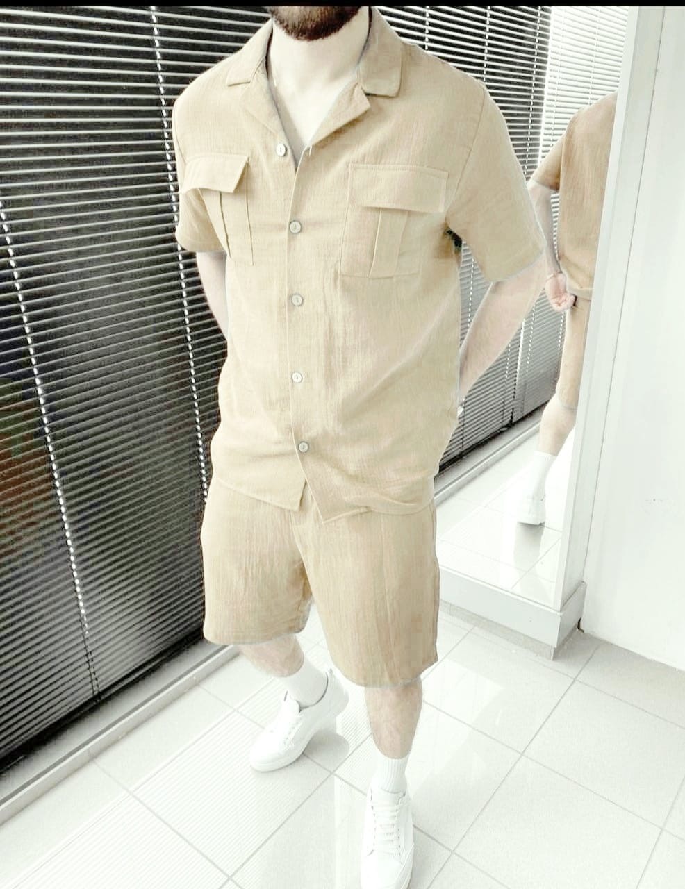 Ensemble 2 pièces chemise + short