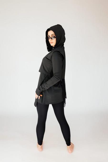 Burkini 3 pièces avec gilet