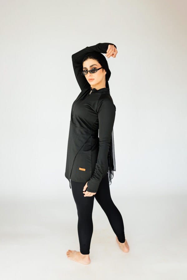 Burkini 3 pièces avec gilet