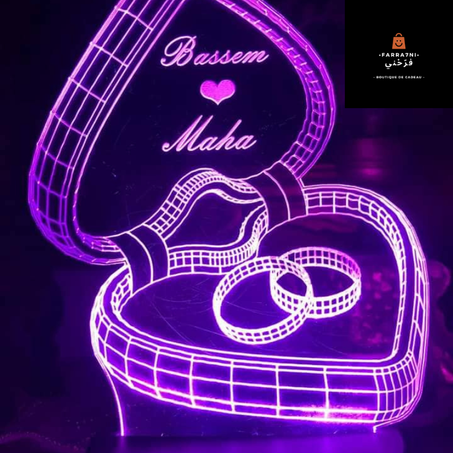 veilleuse led personnalisé