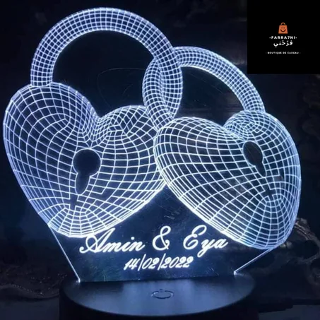 veilleuse led personnalisé