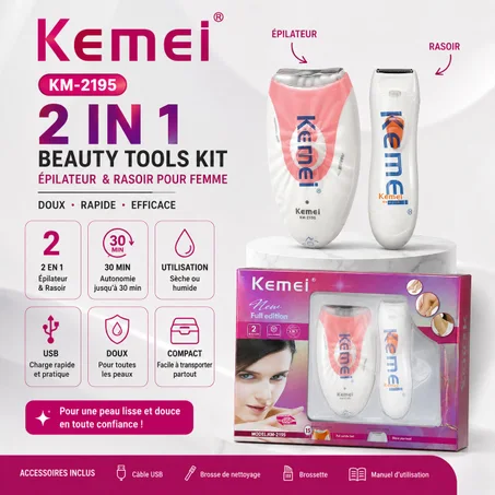 2-in-1: Epilator & Razor
