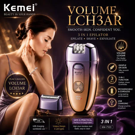 Épilateur 3 en 1 en gros Kemei