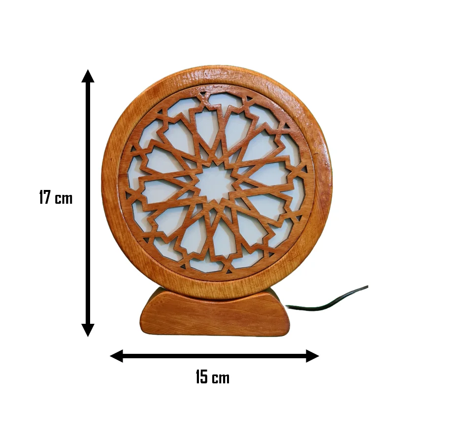 باك فيوز متغير الألوان RGB بجهاز تحكم عن بعد، عالي الجودة برونق الطراز المغربي التقليدي المعاصر، مصنوع يدويا من خشب الأرز + توصيل مجاني لحد باب البيت والدفع عند الإستلام.